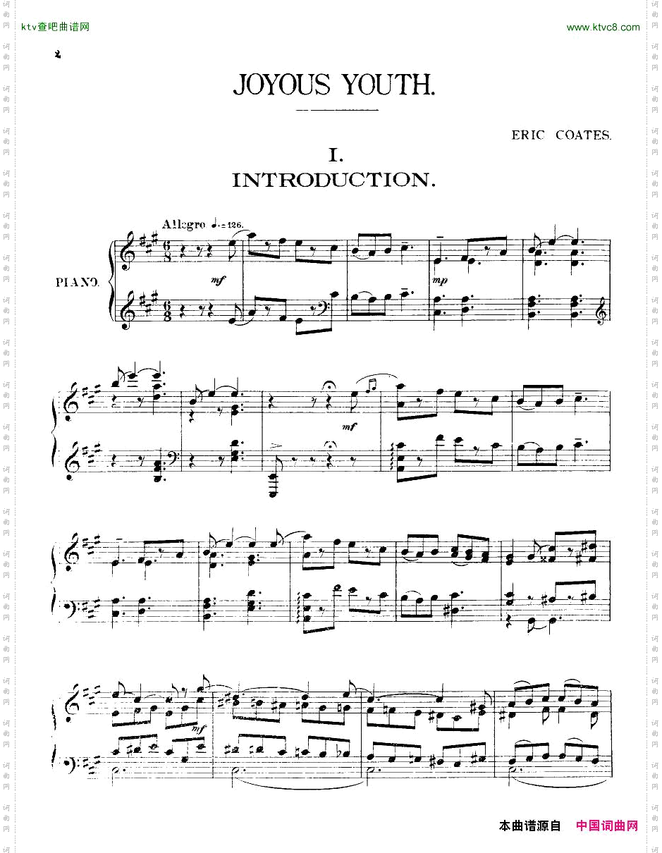 Coates_JoyousYouthPianoSuite