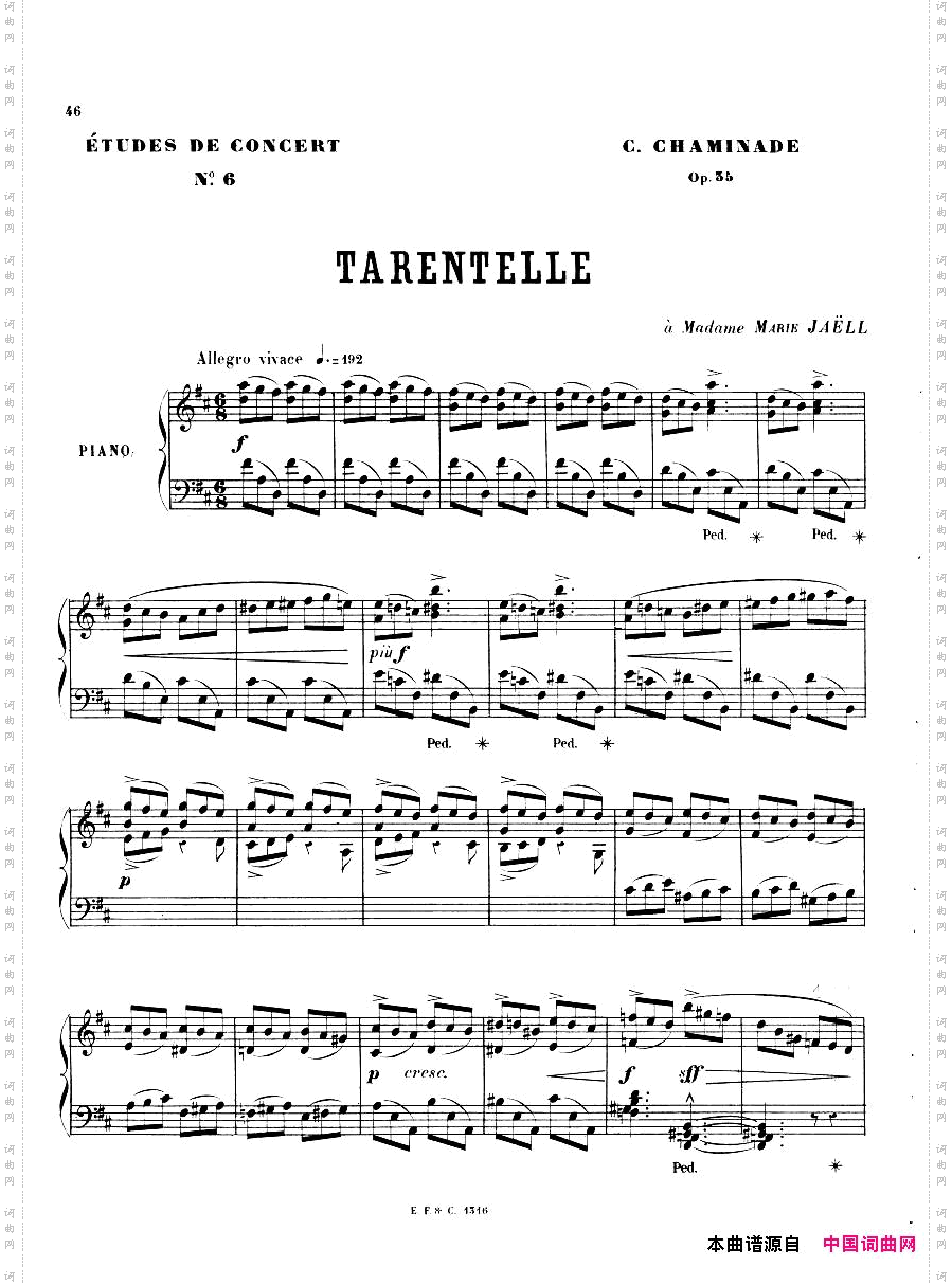 Chaminade-6EtudesOp35二