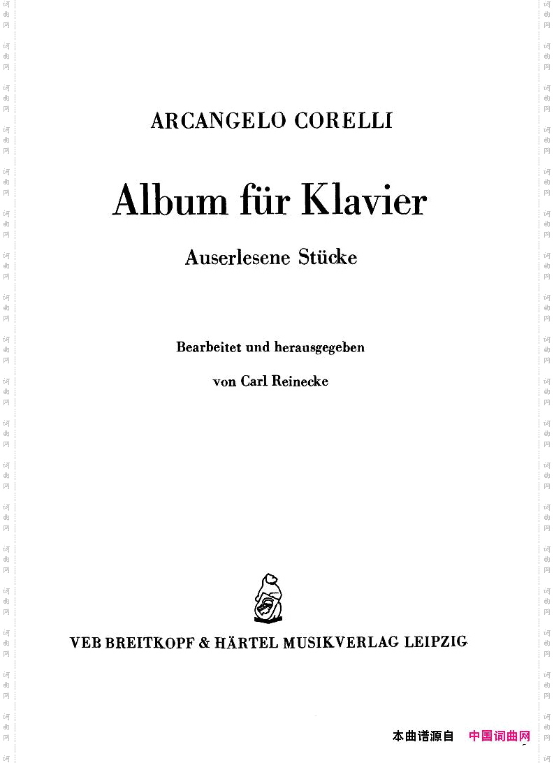 Corelli-AlbumfürKlavierReinecke一