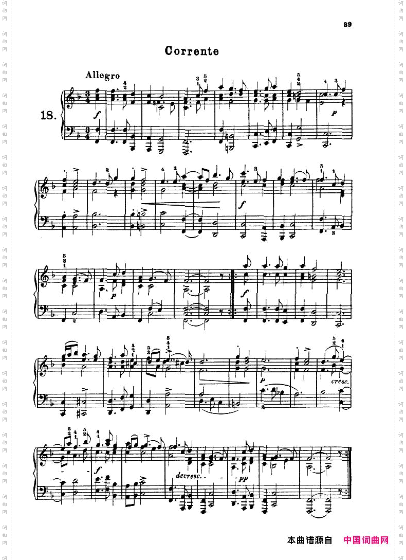 Corelli-AlbumfürKlavierReinecke一