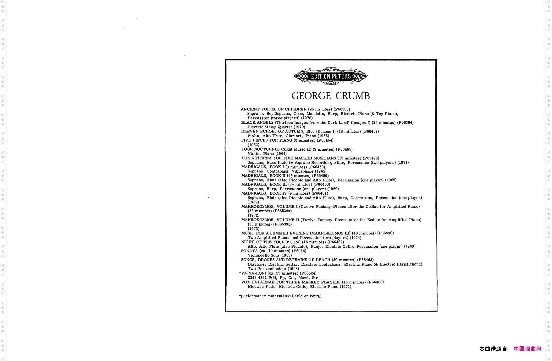 Crumb-Makrokosmos,Volume2