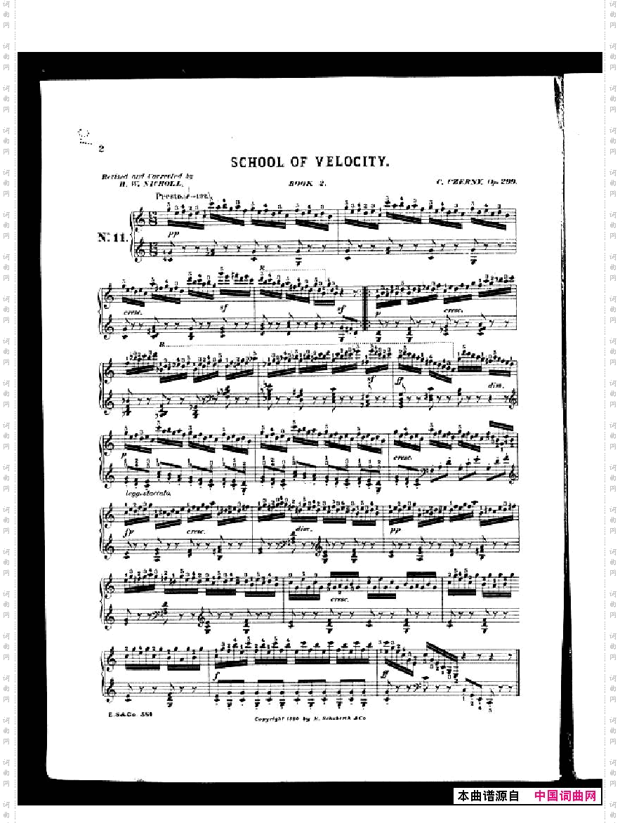 Czerny-SchoolofVelocity,book2,Op.299