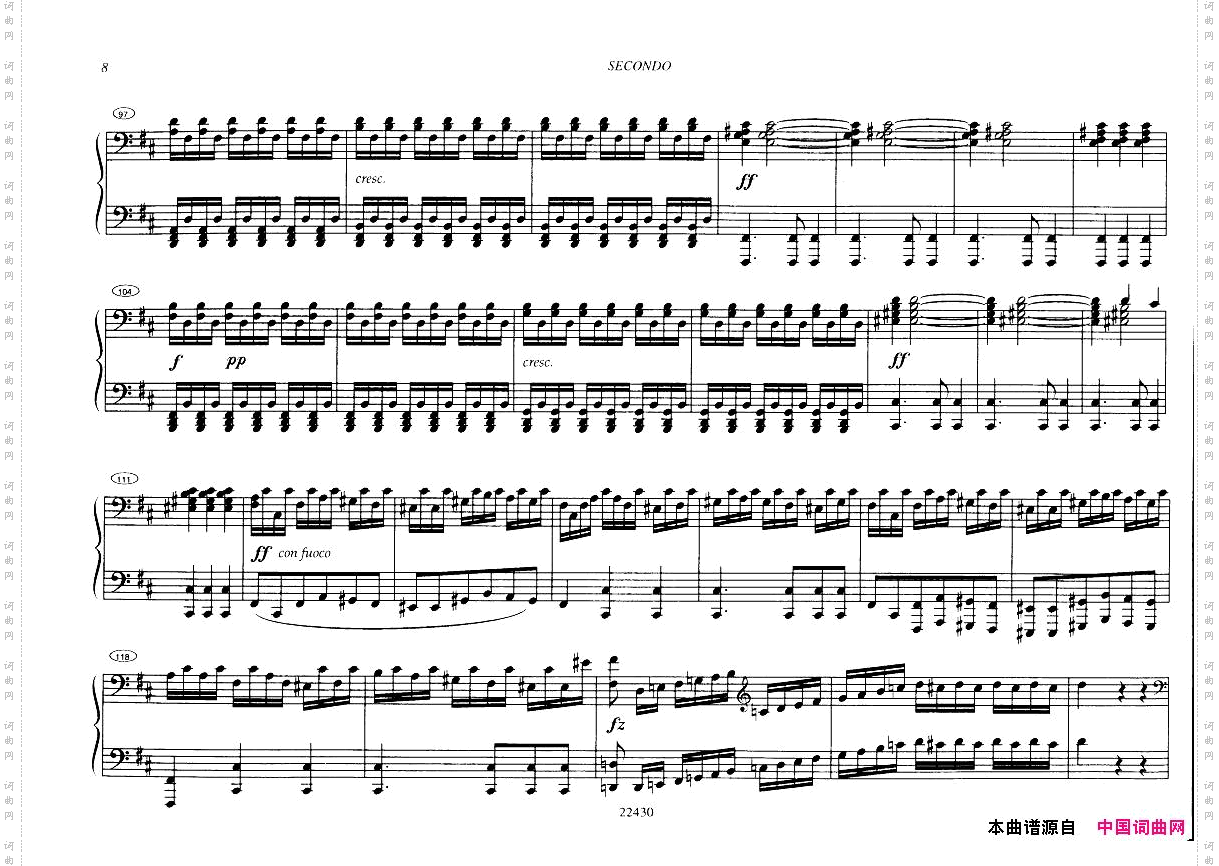 CzernyOuverturecaracteristiqueetbrillantop54forpiano4handsfirstpagesmissing