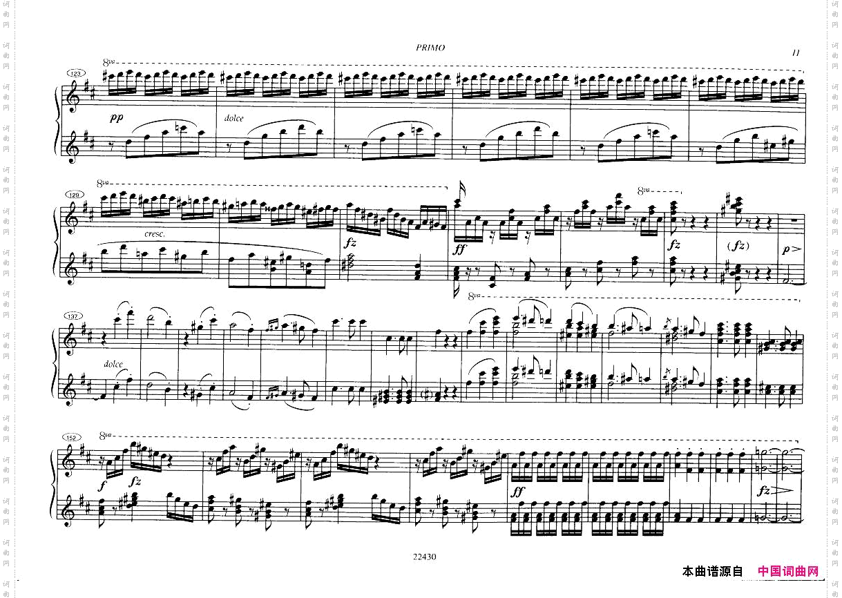 CzernyOuverturecaracteristiqueetbrillantop54forpiano4handsfirstpagesmissing