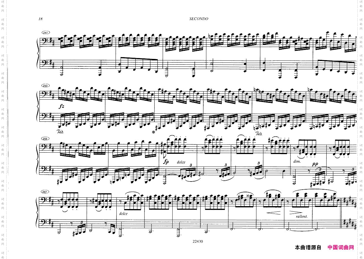 CzernyOuverturecaracteristiqueetbrillantop54forpiano4handsfirstpagesmissing