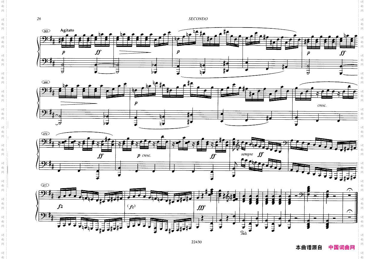 CzernyOuverturecaracteristiqueetbrillantop54forpiano4handsfirstpagesmissing