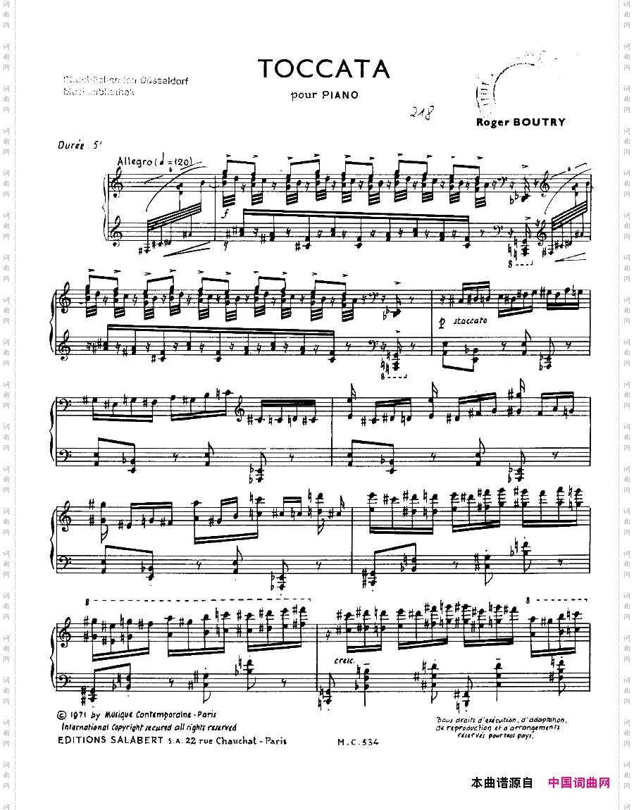 Boutry-Toccata
