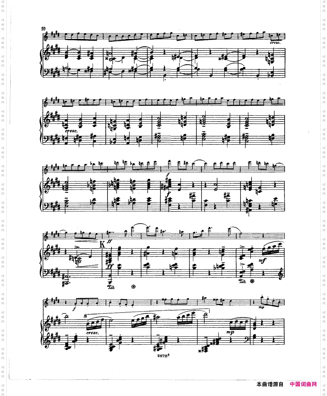 Bowen-Humoresqueforviolinandpiano