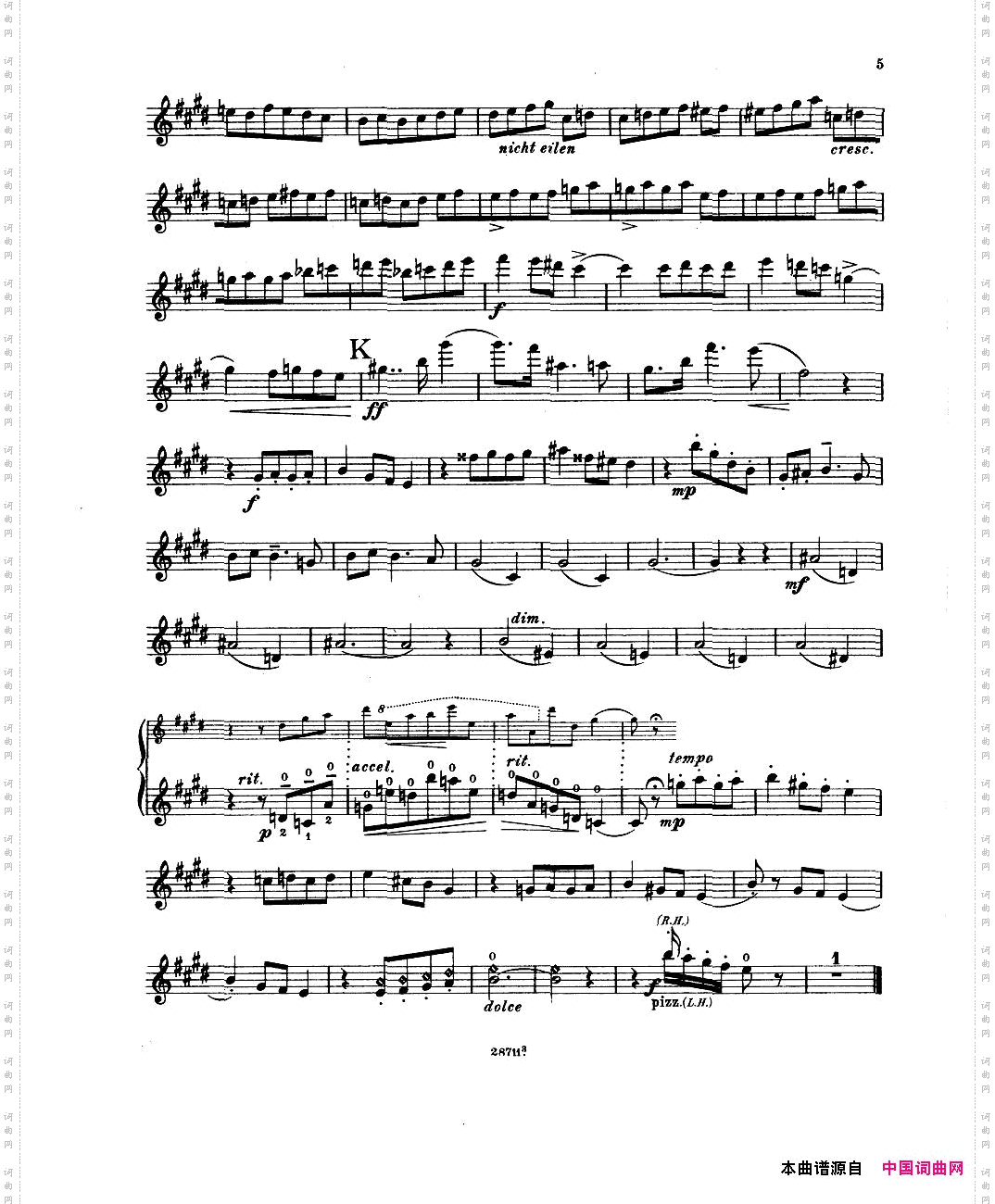 Bowen-Humoresqueforviolinandpiano
