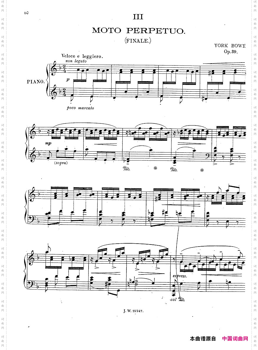 Bowen-Op39,Motoperpetuo