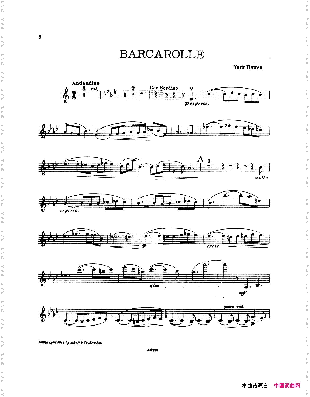 Bowen-Suiteforviolinandpianoviolinpart