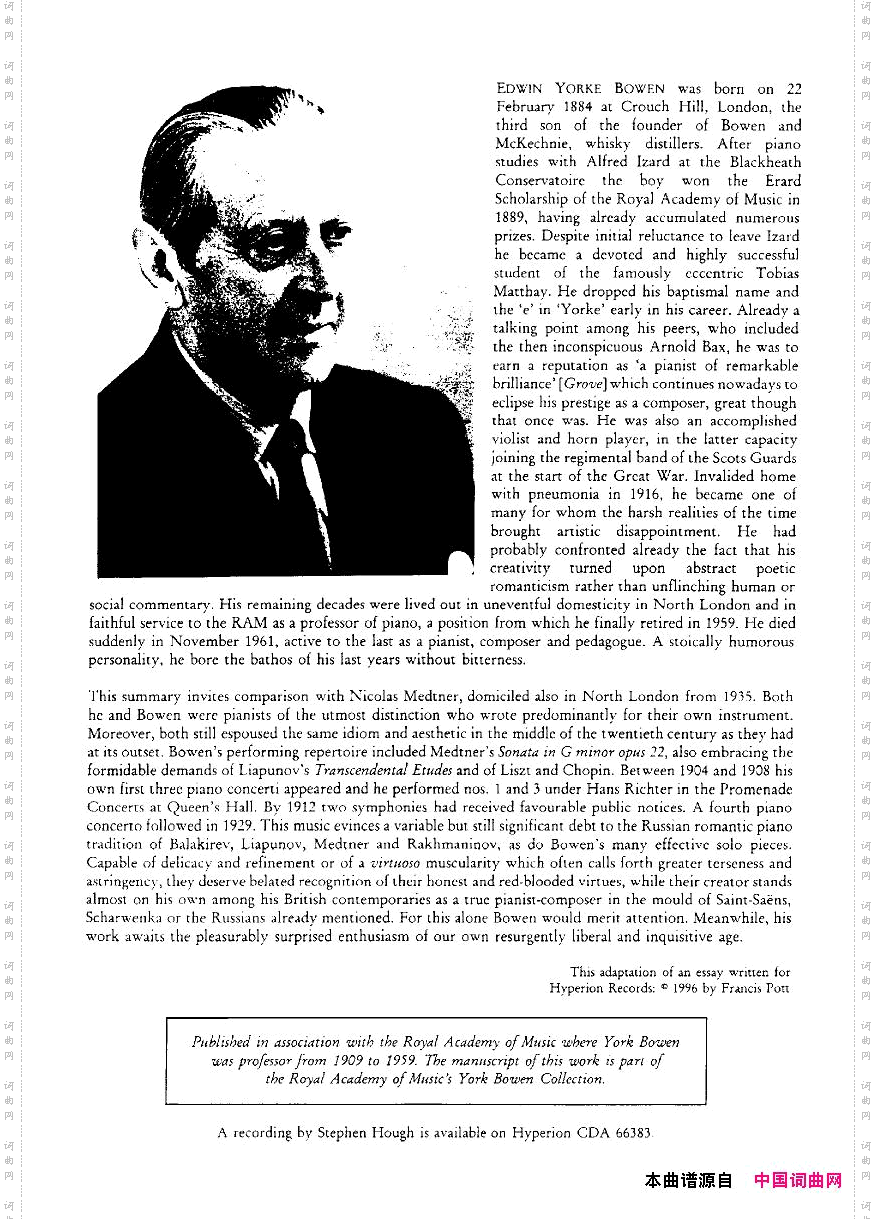 Bowen-Toccata,Op.155