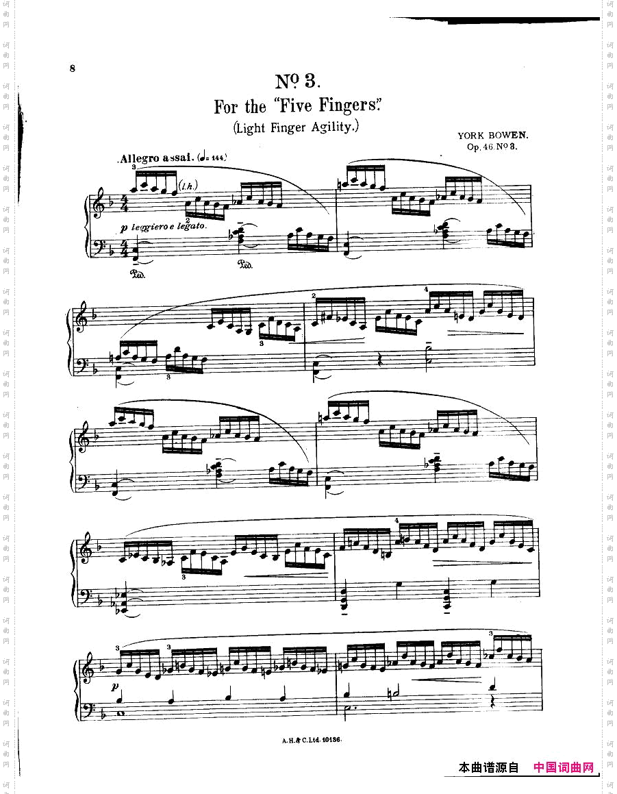 Bowen-TwelveStudies,Op.46一