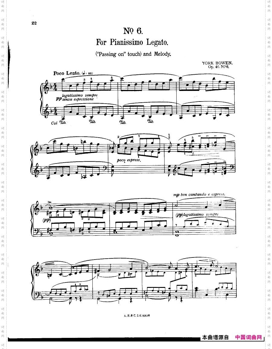 Bowen-TwelveStudies,Op.46一