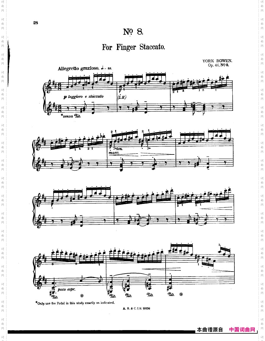 Bowen-TwelveStudies,Op.46一