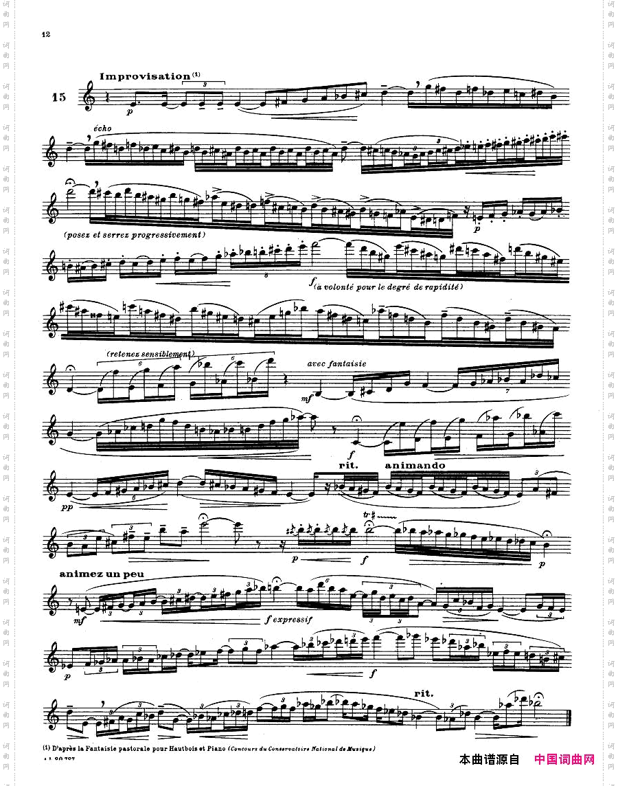 E.Bozza-18étudesPourHautbois