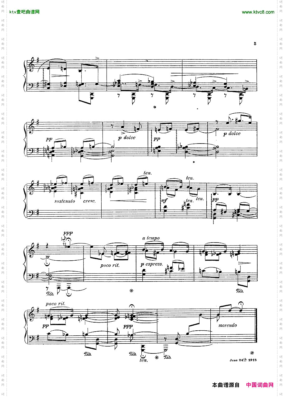 BridgeH134ThreeImprovisationsforleft-handDawn,Vigil,Revel1918