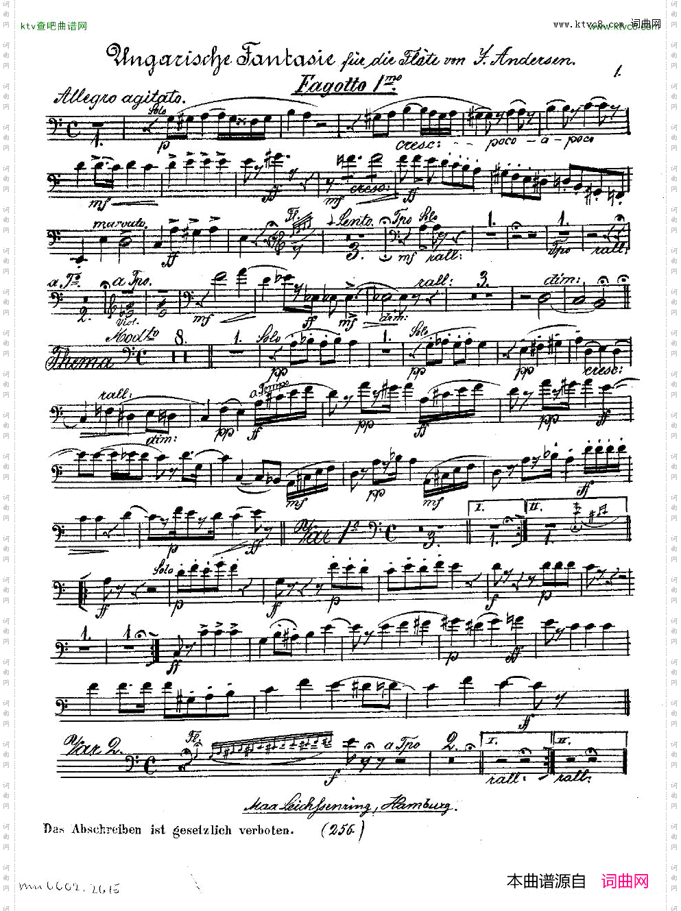 Andersen-op2-UngarischeFantasie-orchparts