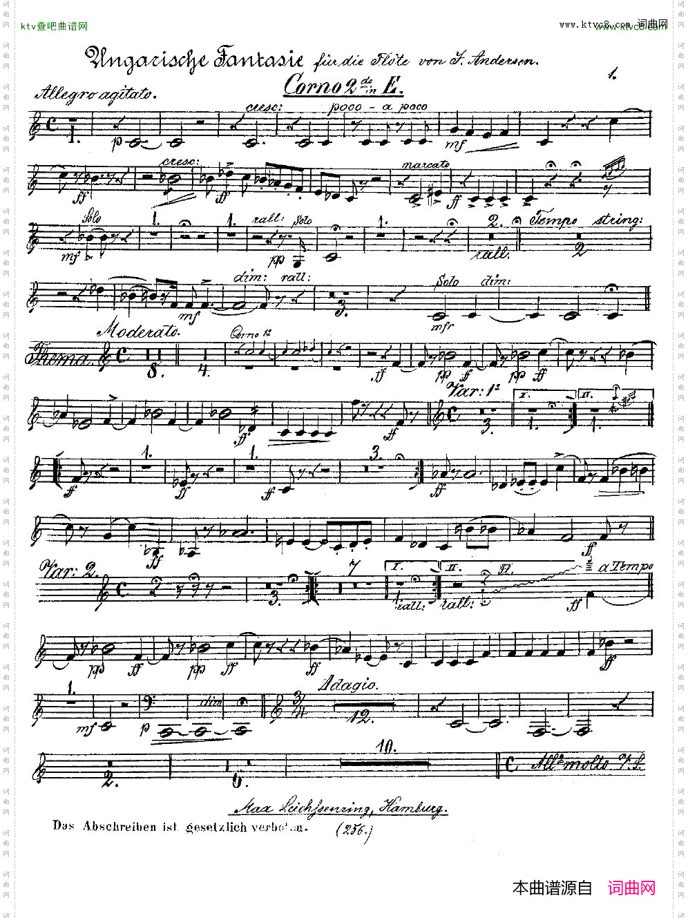 Andersen-op2-UngarischeFantasie-orchparts