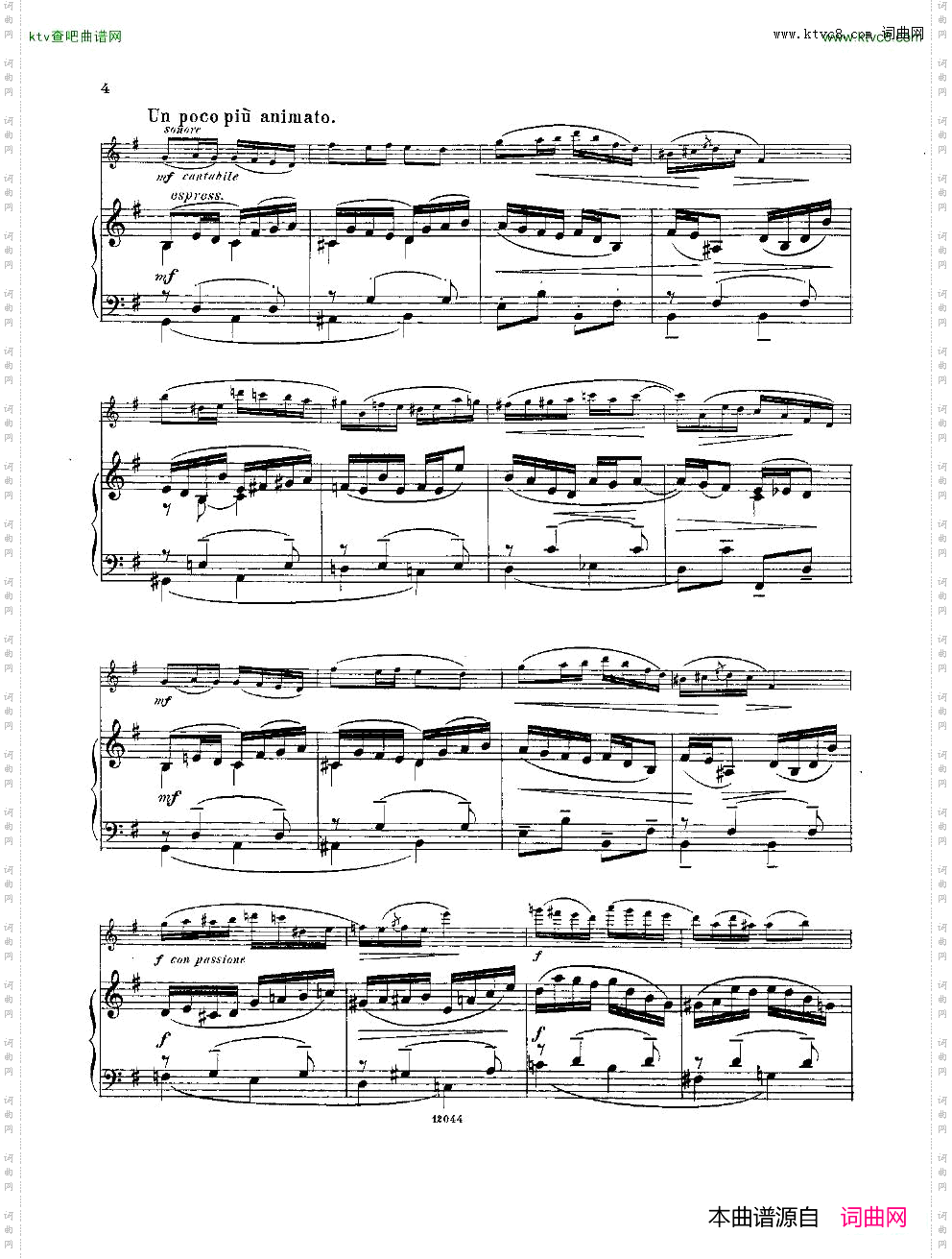 Andersen-op62-DixMorceaux-fl&pno