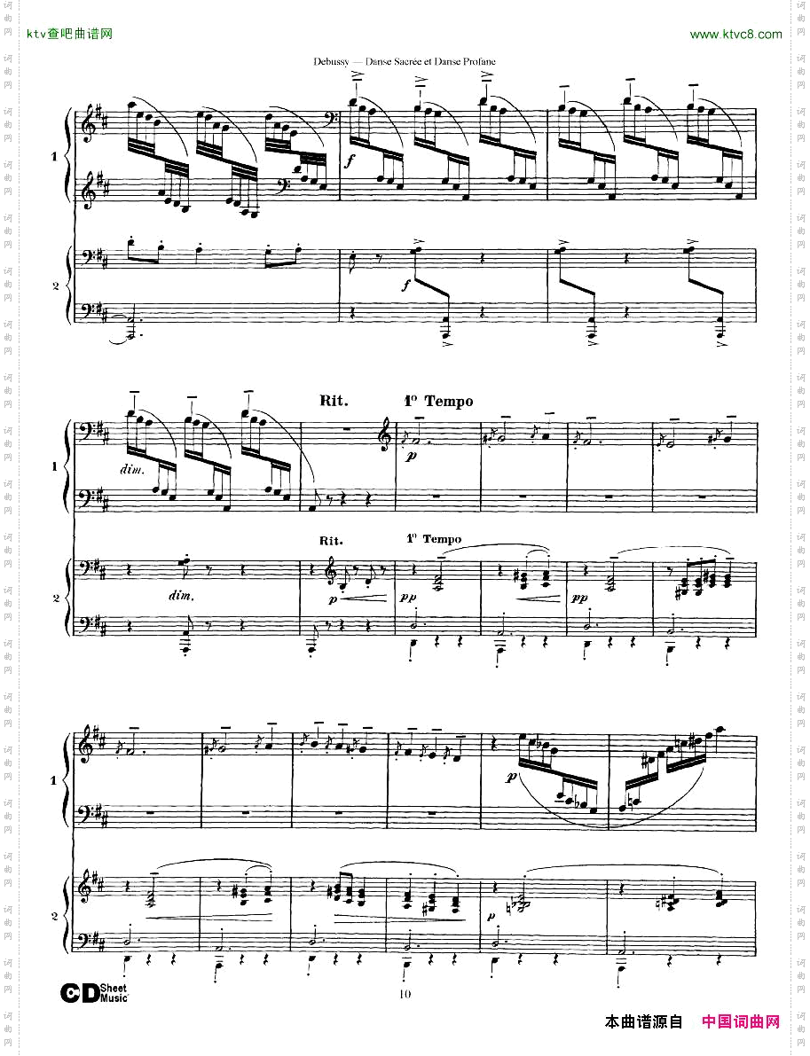 Debussy-DanseSacréeetDanseProfane2Piano’s