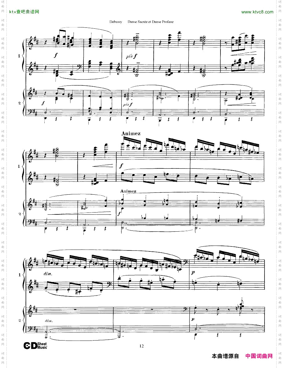 Debussy-DanseSacréeetDanseProfane2Piano’s