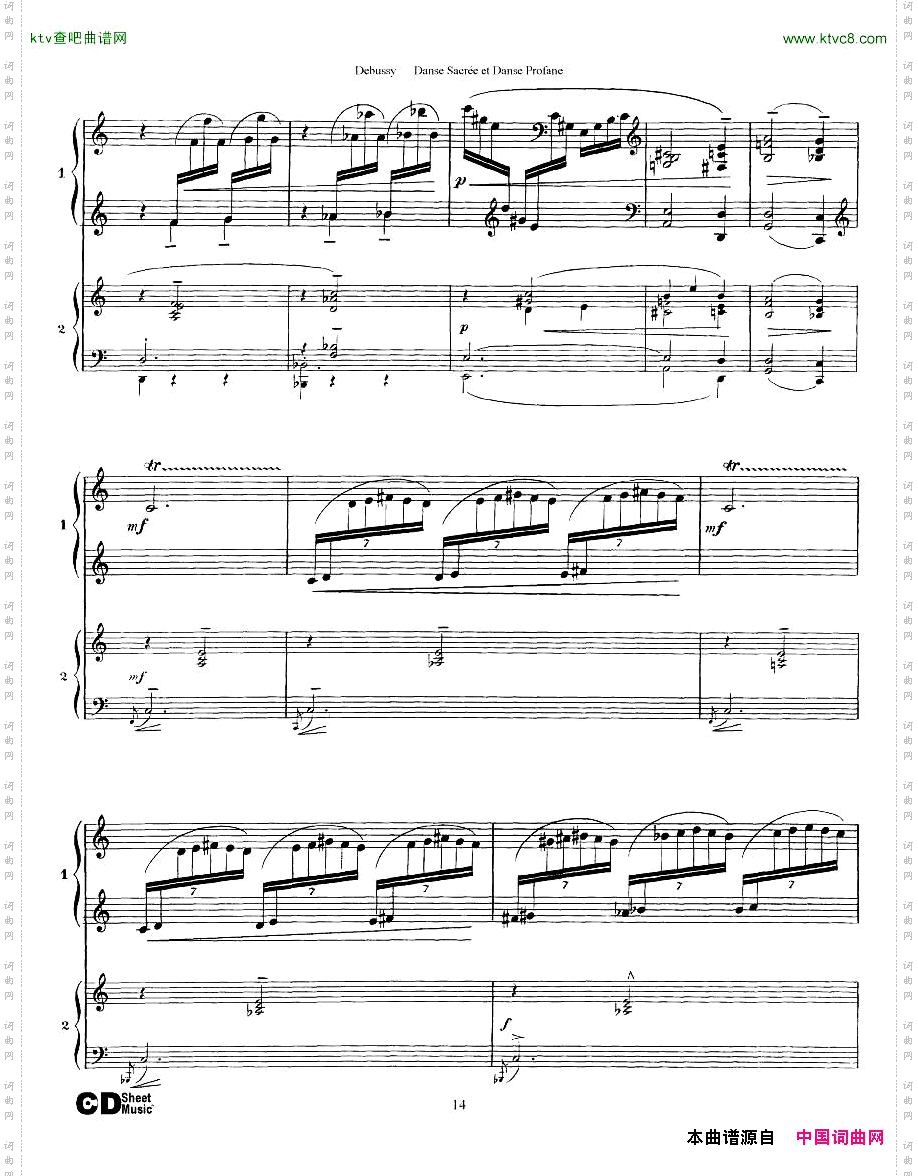 Debussy-DanseSacréeetDanseProfane2Piano’s