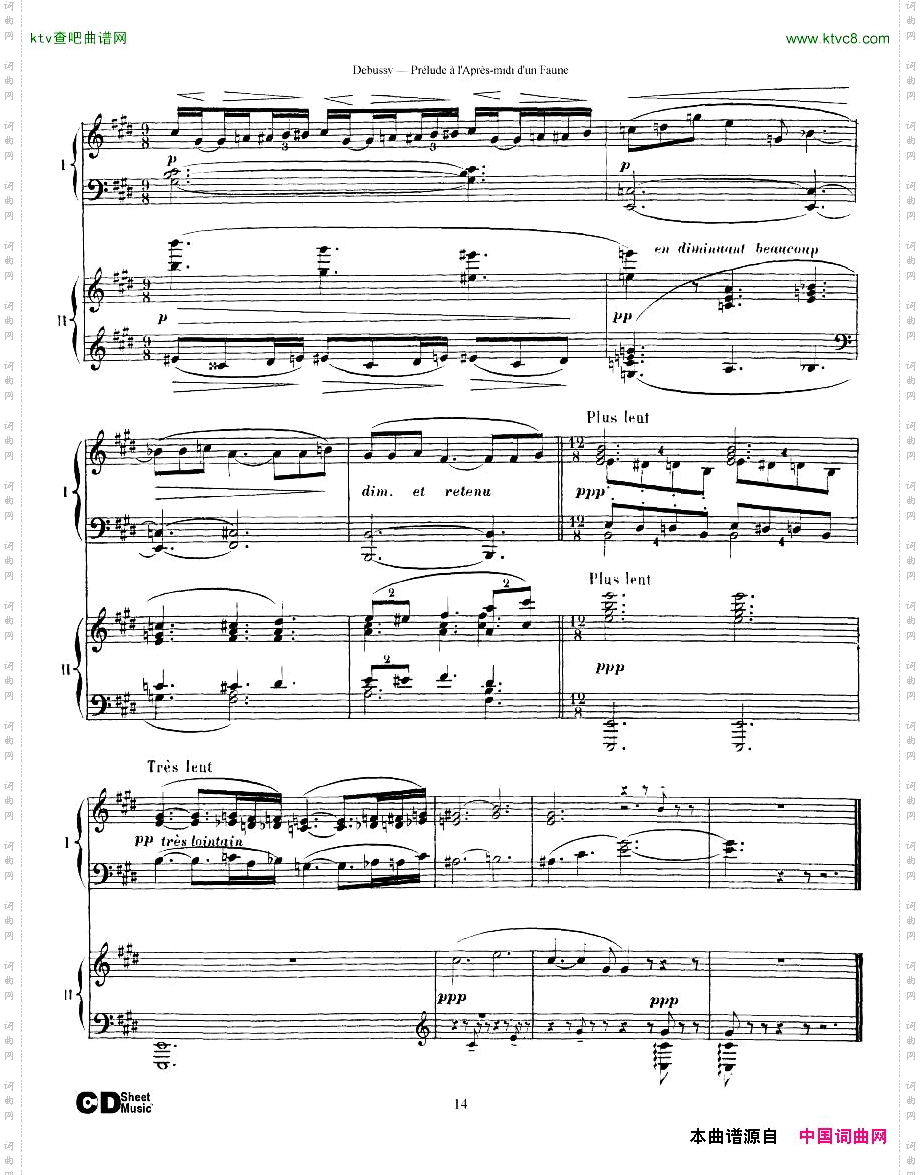 Debussy-Preludeàl’Après-midid’unFaune2Piano’s