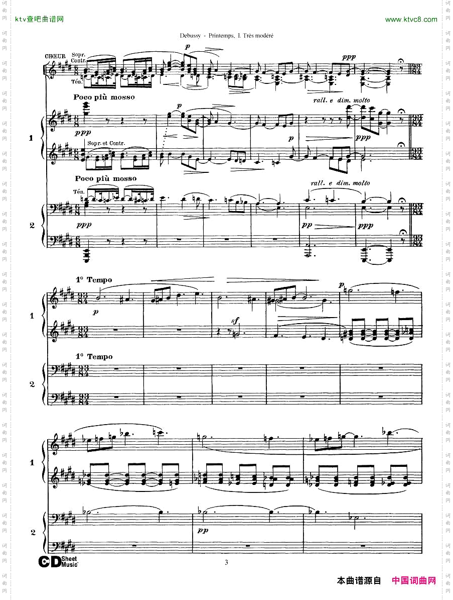 Debussy-PrintempsI