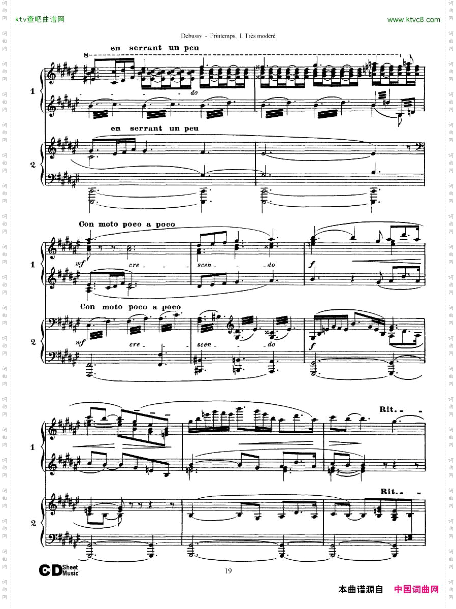 Debussy-PrintempsI