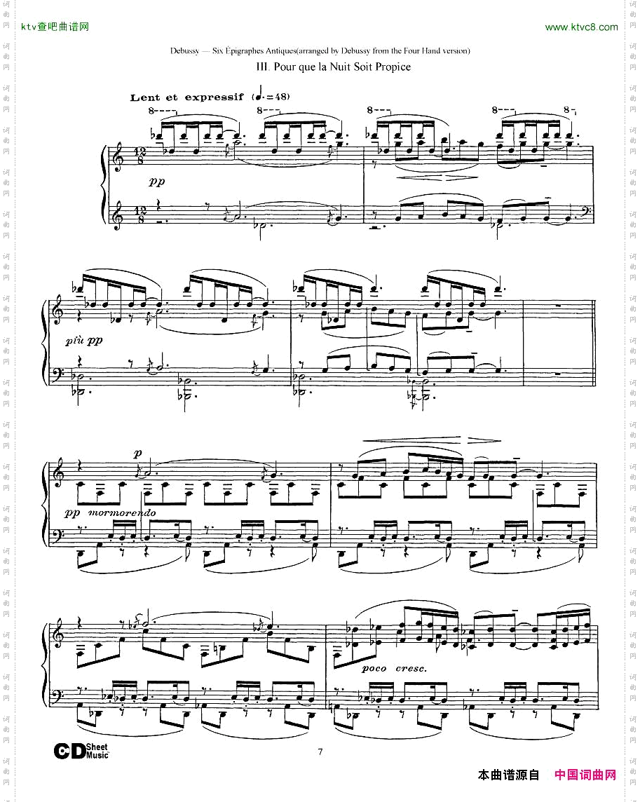 Debussy-SexépigraphesAntique1Piano