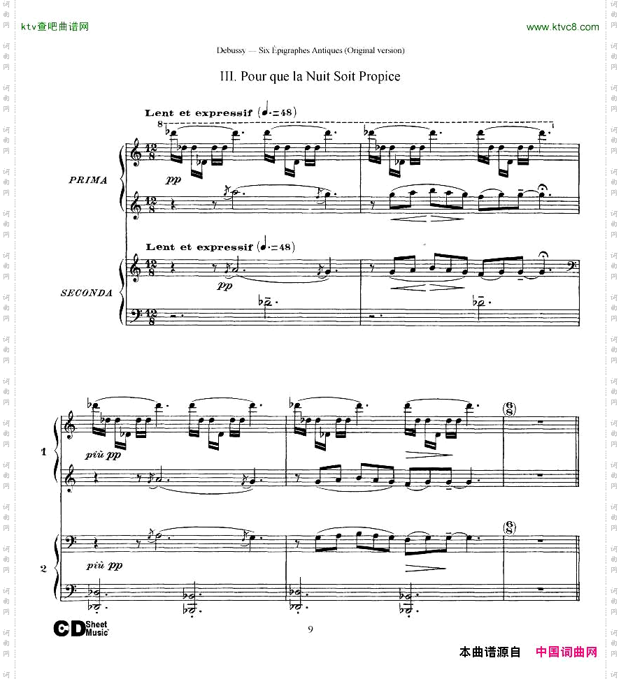 Debussy-SixépigraphesAntiques2Piano’s