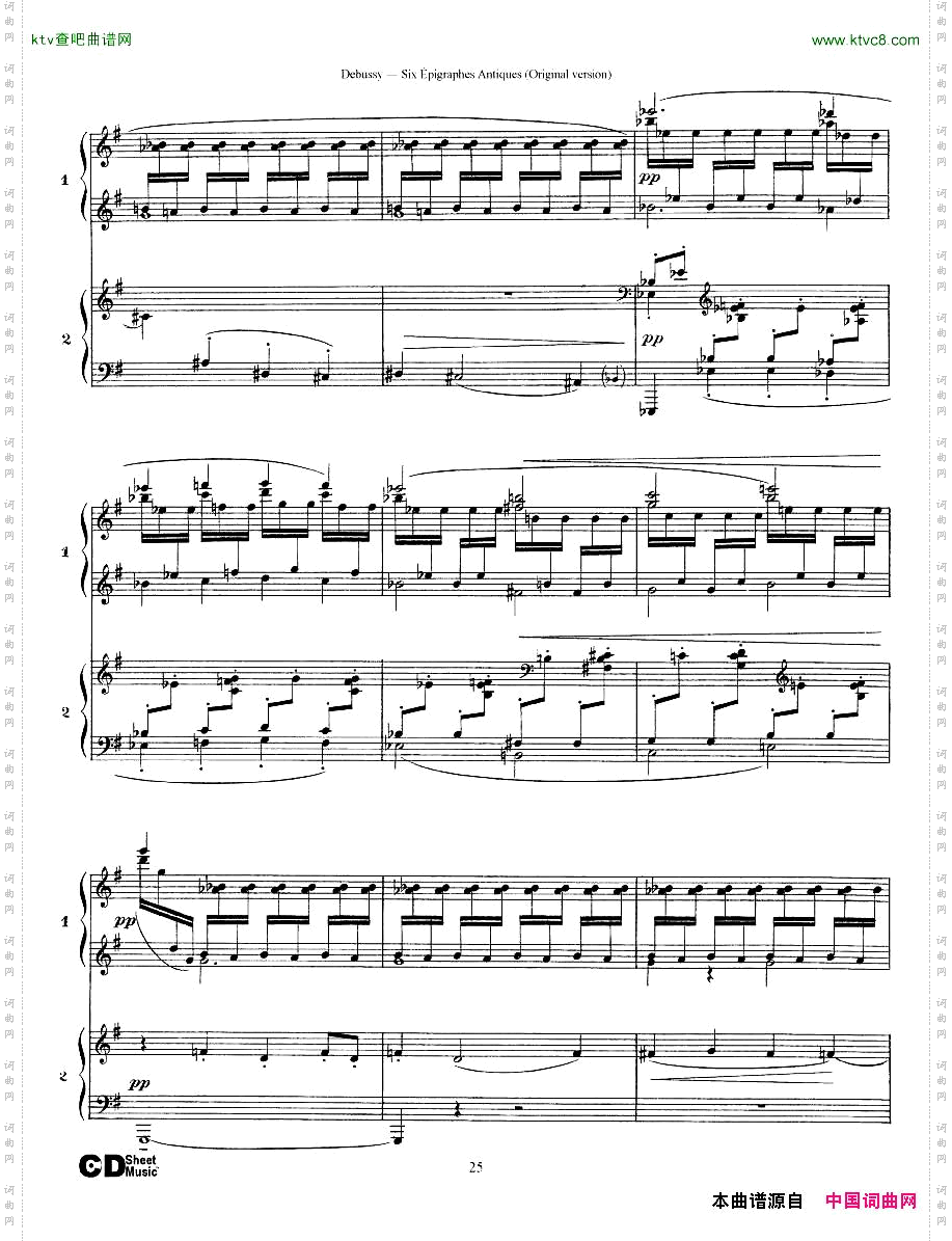 Debussy-SixépigraphesAntiques2Piano’s