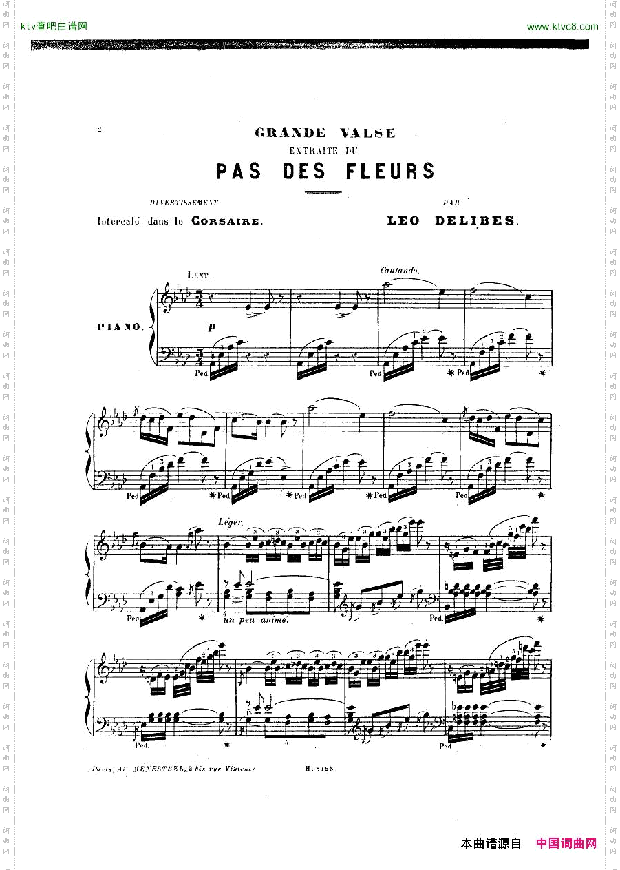 DelibesGrandevalseduPasdesfleurs
