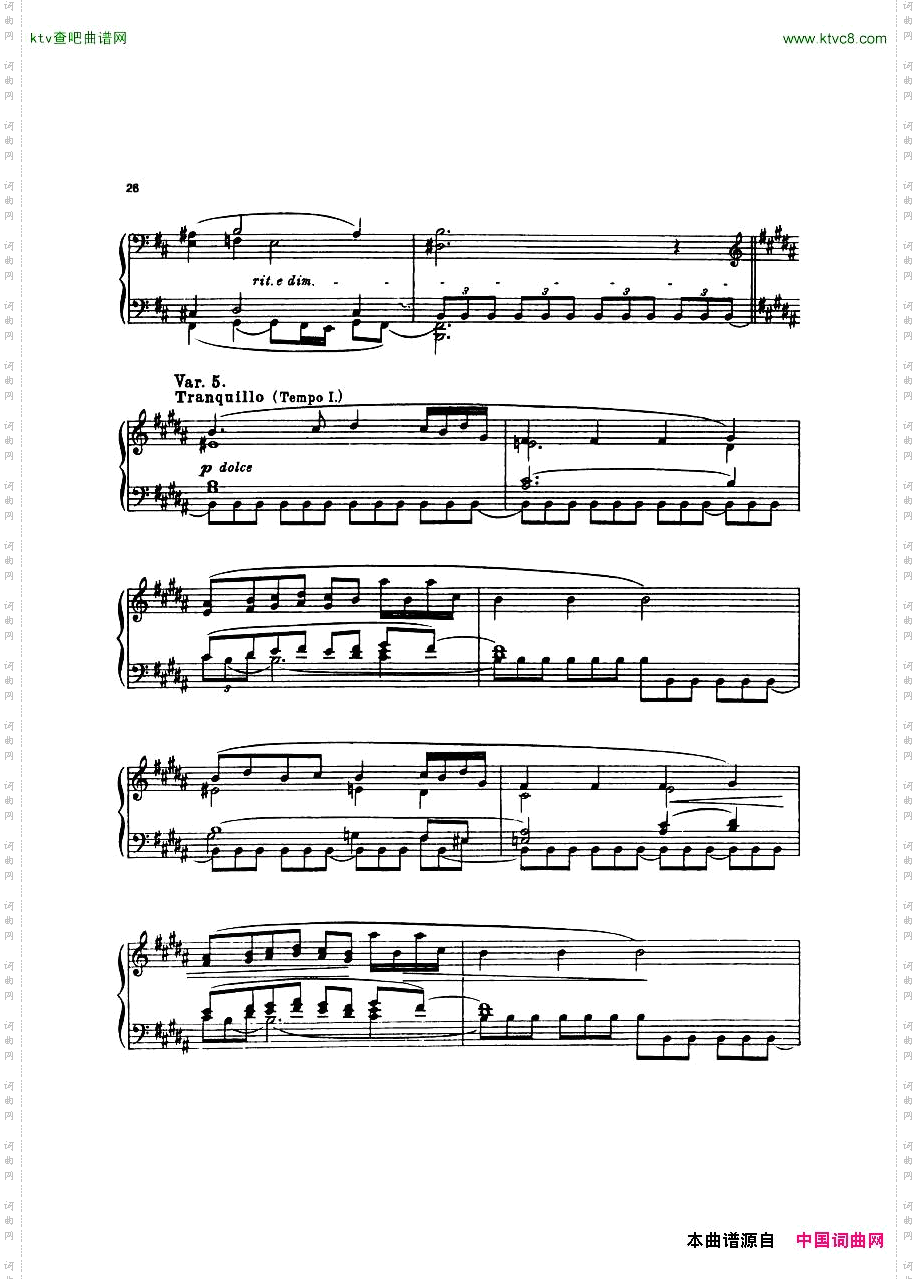 Dohnanyi_17-3_5Humoresken_Pavane