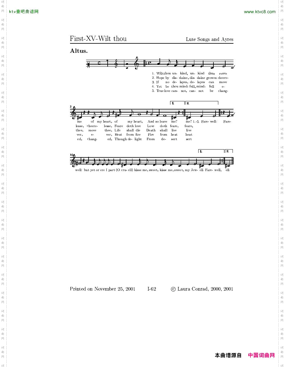 Dowland-LuteMusic二