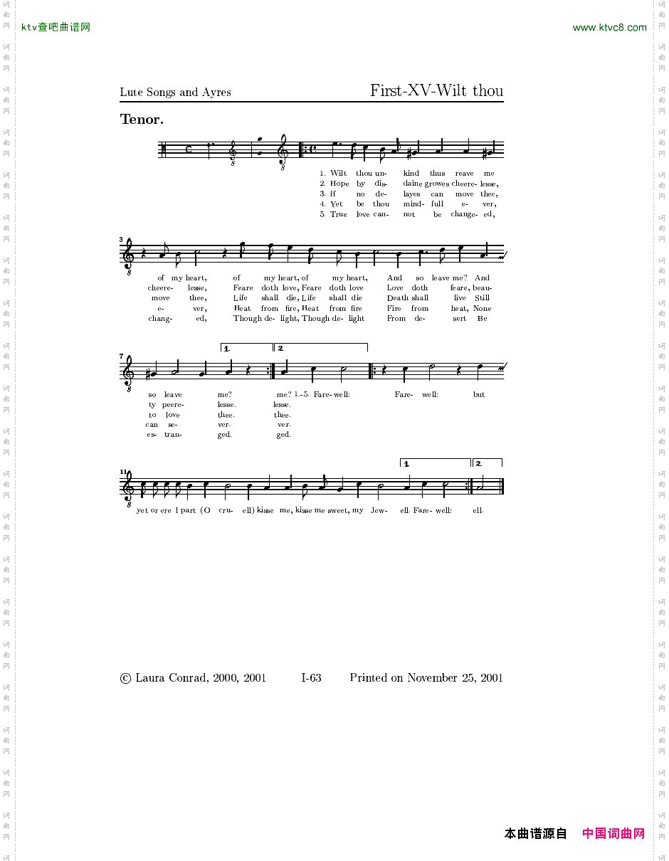 Dowland-LuteMusic二