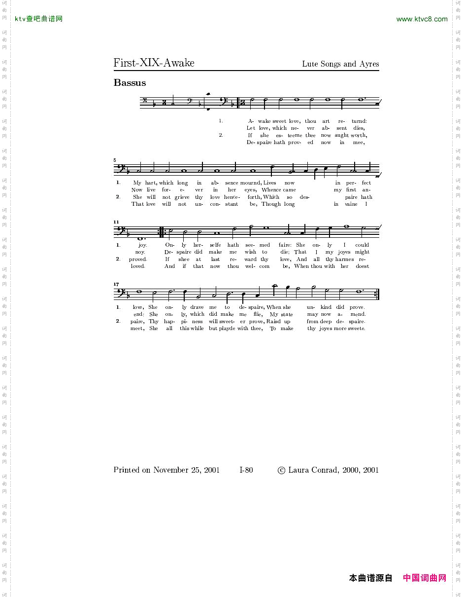 Dowland-LuteMusic二