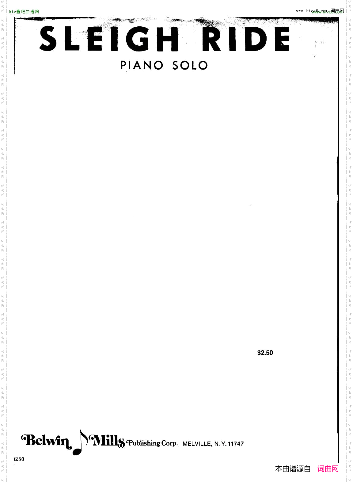 Anderson-SleighRidepianosolo