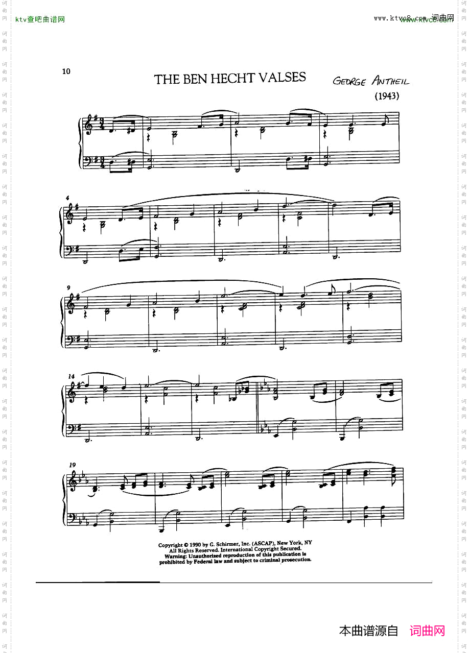 Antheil-BenHechtValses