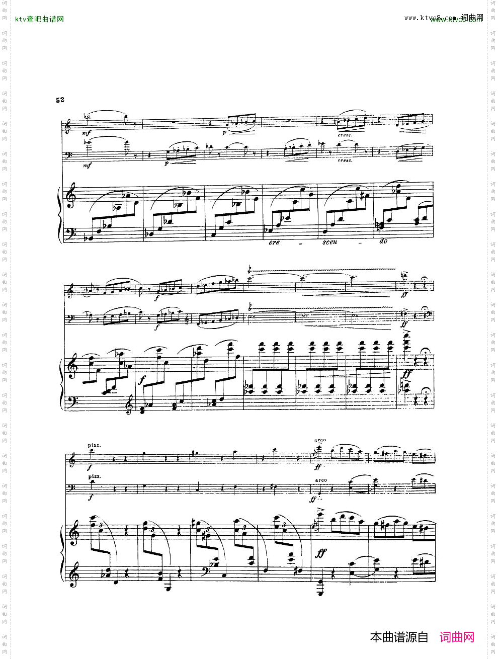Arensky-op73-PianoTrioNo.2inFminor1905二