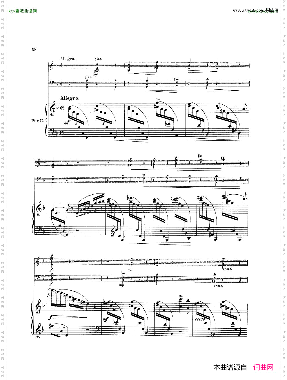 Arensky-op73-PianoTrioNo.2inFminor1905二