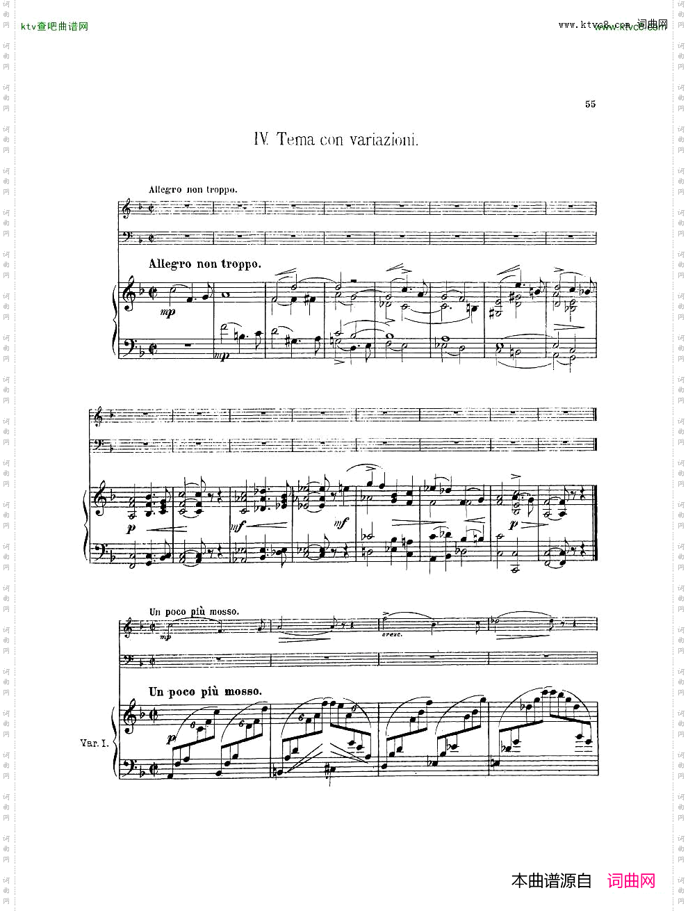 Arensky-op73-PianoTrioNo.2inFminor1905二