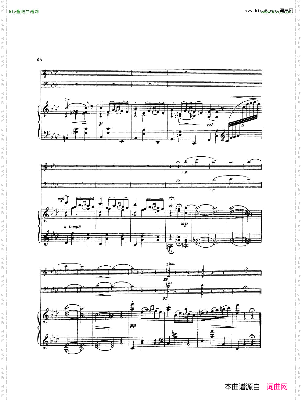 Arensky-op73-PianoTrioNo.2inFminor1905二