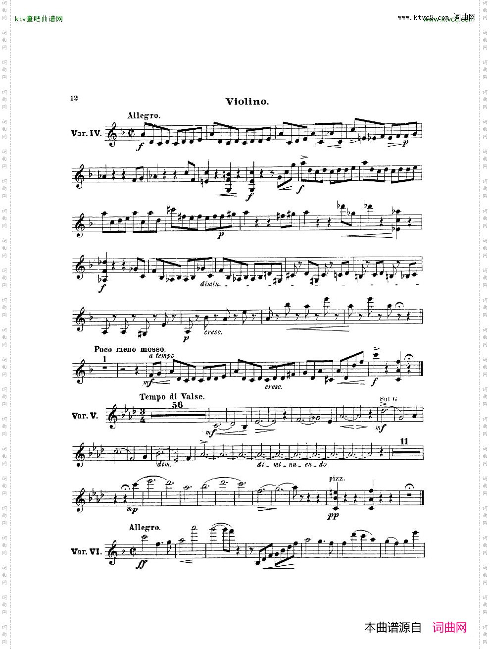Arensky-op73-PianoTrioNo.2inFminor1905二