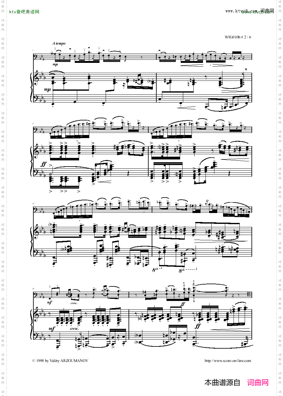 Arzoumanov-Op184-TroisDansesForCelloAndPiano