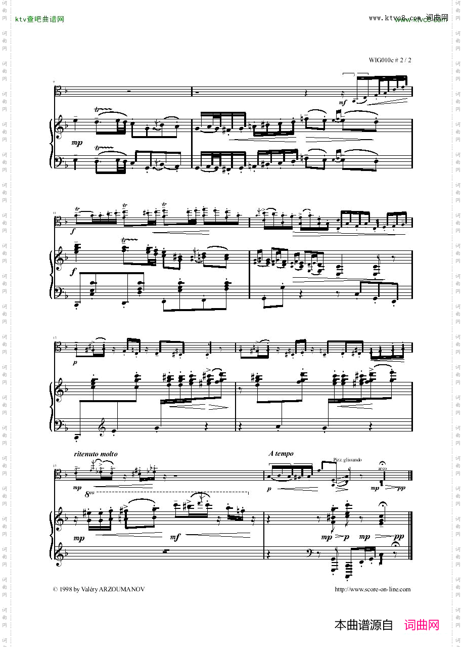 Arzoumanov-Op184-TroisDansesForCelloAndPiano