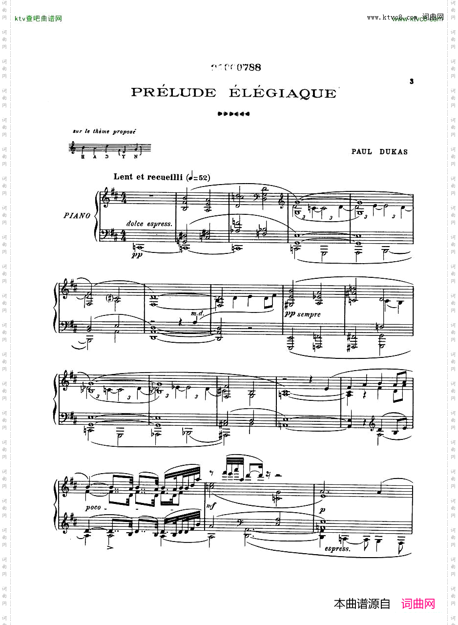 Dukas-PreludeElegiaque