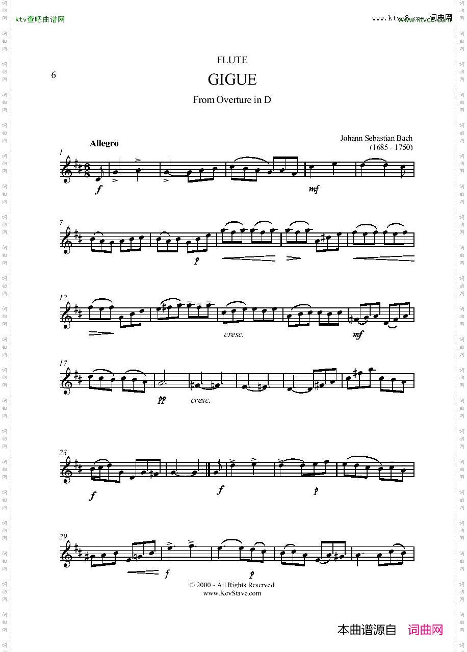Bach-Gigue-Flutepiano