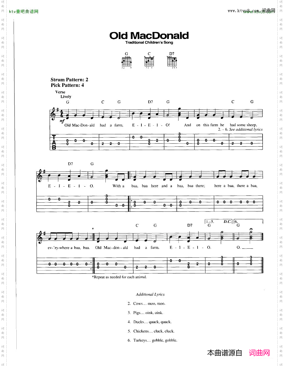 HalLeonard-EasyGuitar-100SongsForKids二